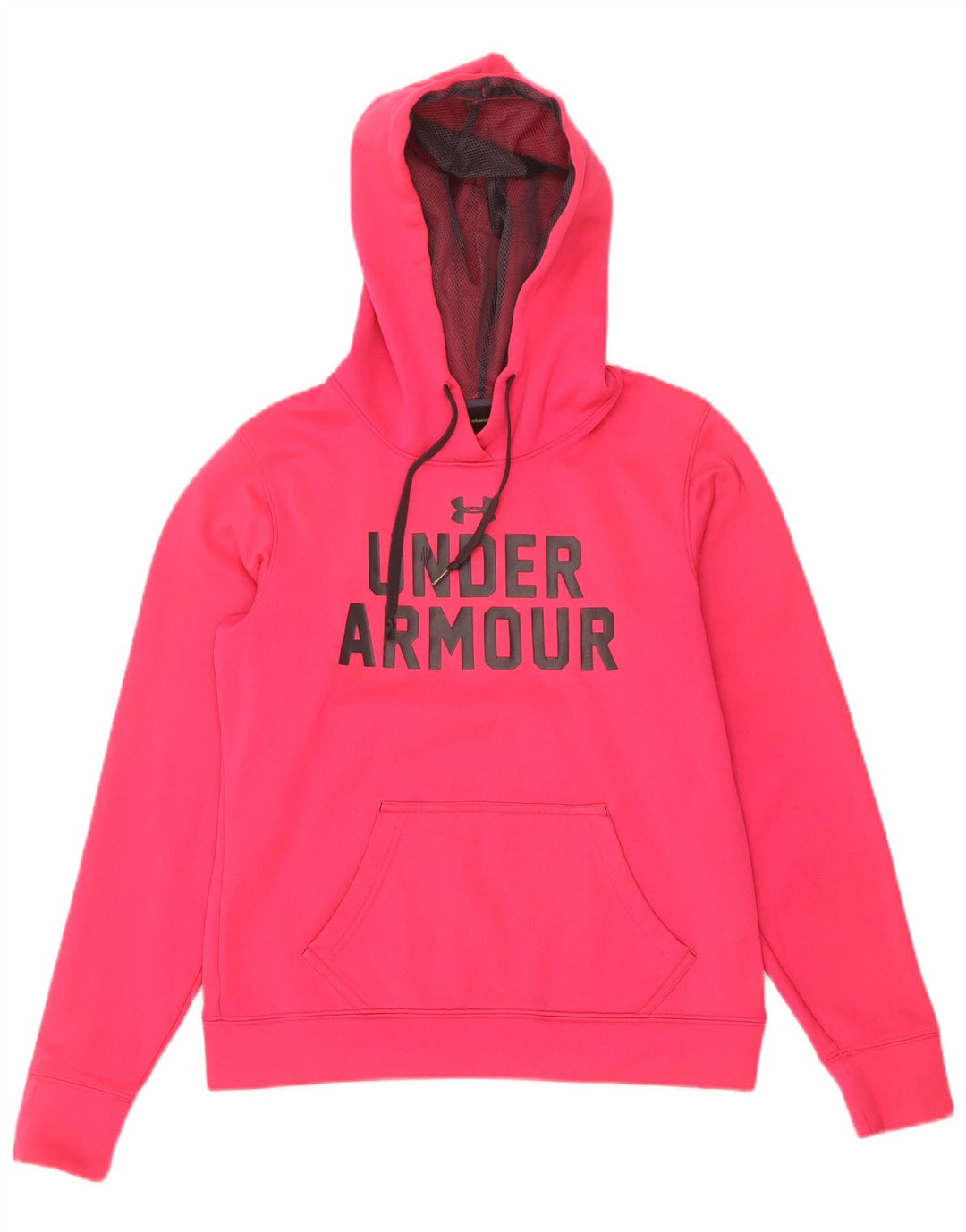 Under Armour Grafisk hættetrøje til kvinder UK 10 Small Pink Polyester