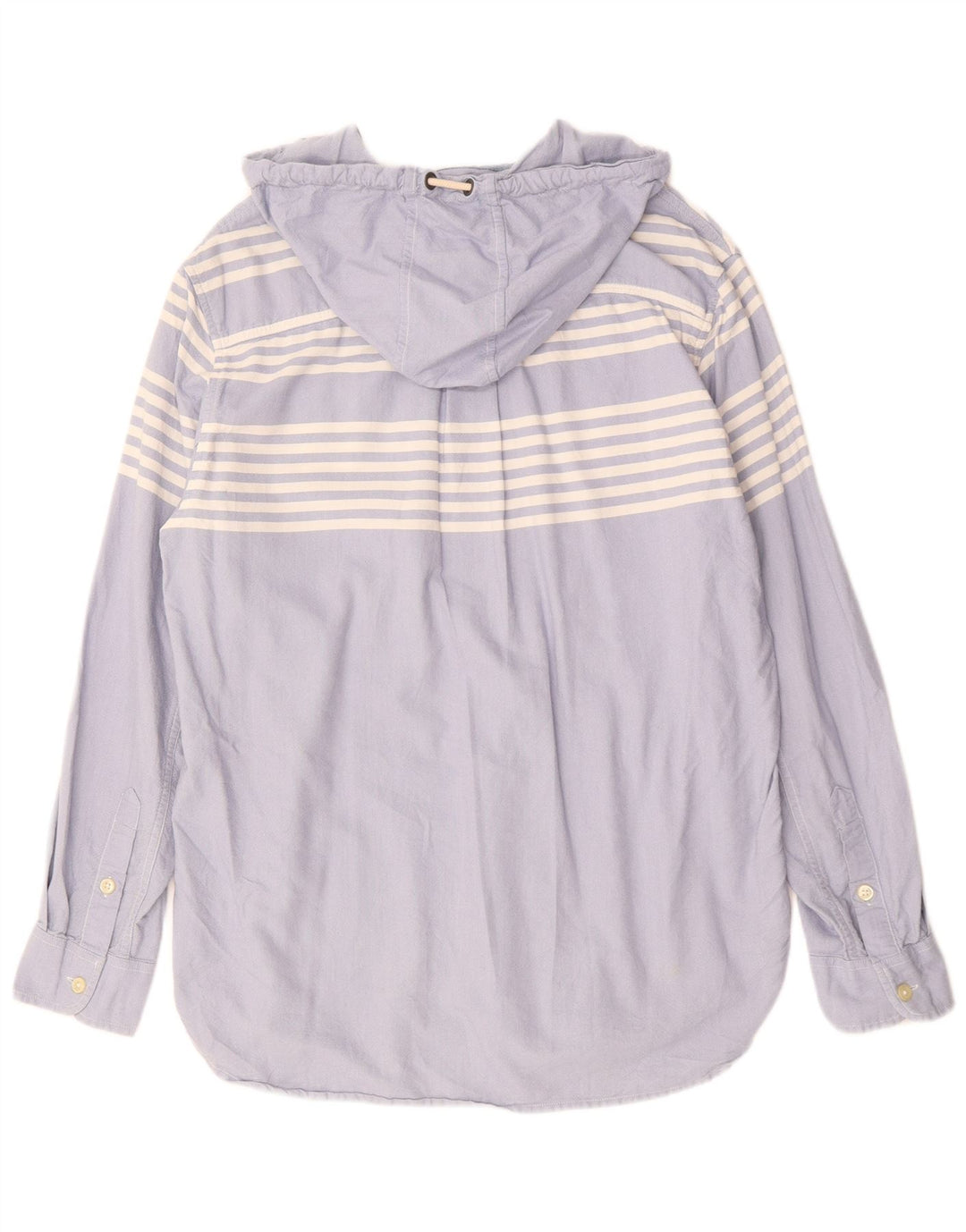 CHAPS Hættetrøje til mænd mellemblå stribet bomuld