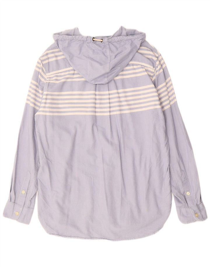 CHAPS Hættetrøje til mænd mellemblå stribet bomuld