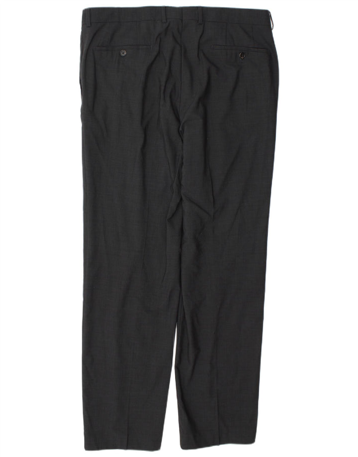 Hugo Boss Straight Suit Bukser til mænd W38 L34 Grå