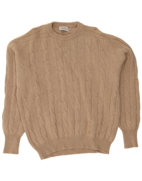PETER SCOTT Herre sweater med rund hals 2XL Beige