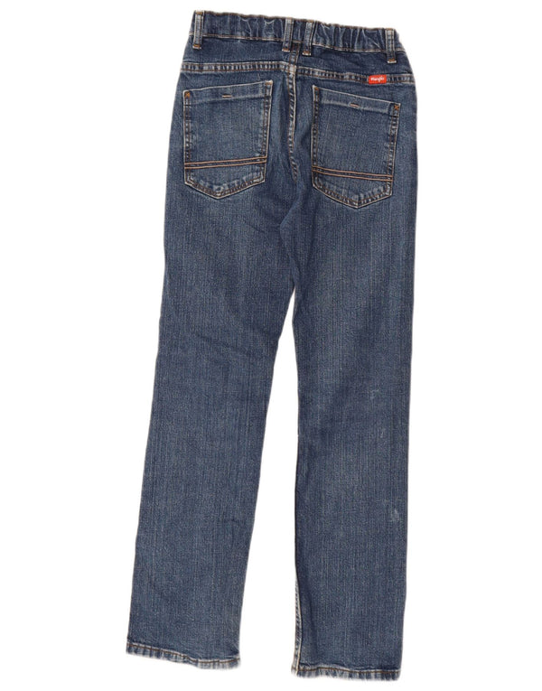 Wrangler Boys Straight Jeans 13-14 år W28 L28 Blå Bomuld