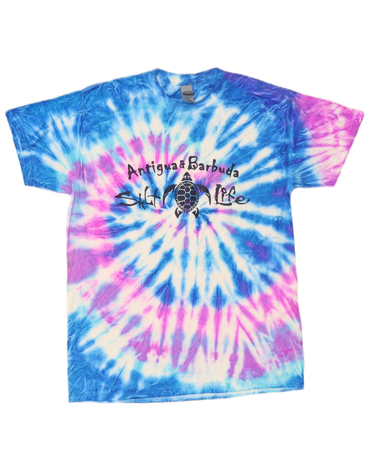 Gildan Herre Antigua & Barbuda Grafisk T-Shirt Top Medium Flerfarvet