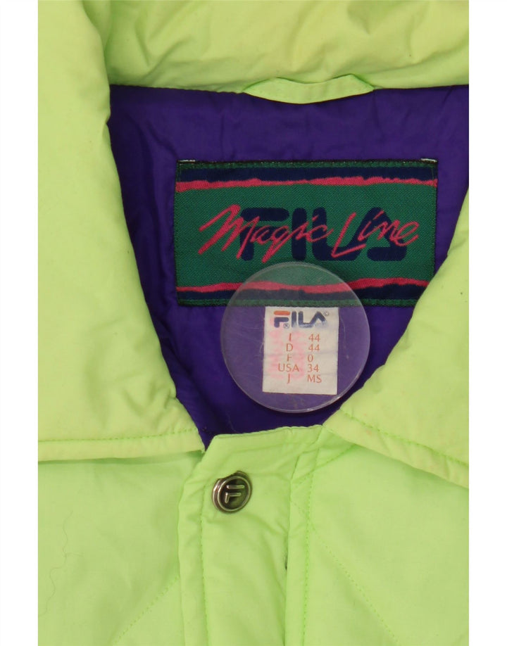 Fila Quiltet jakke til kvinder IT 44 Medium Grøn