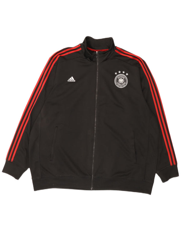 Adidas Herre Deutscher Fussball Bund Træningsdragt Top Jakke 3XL Sort Sports