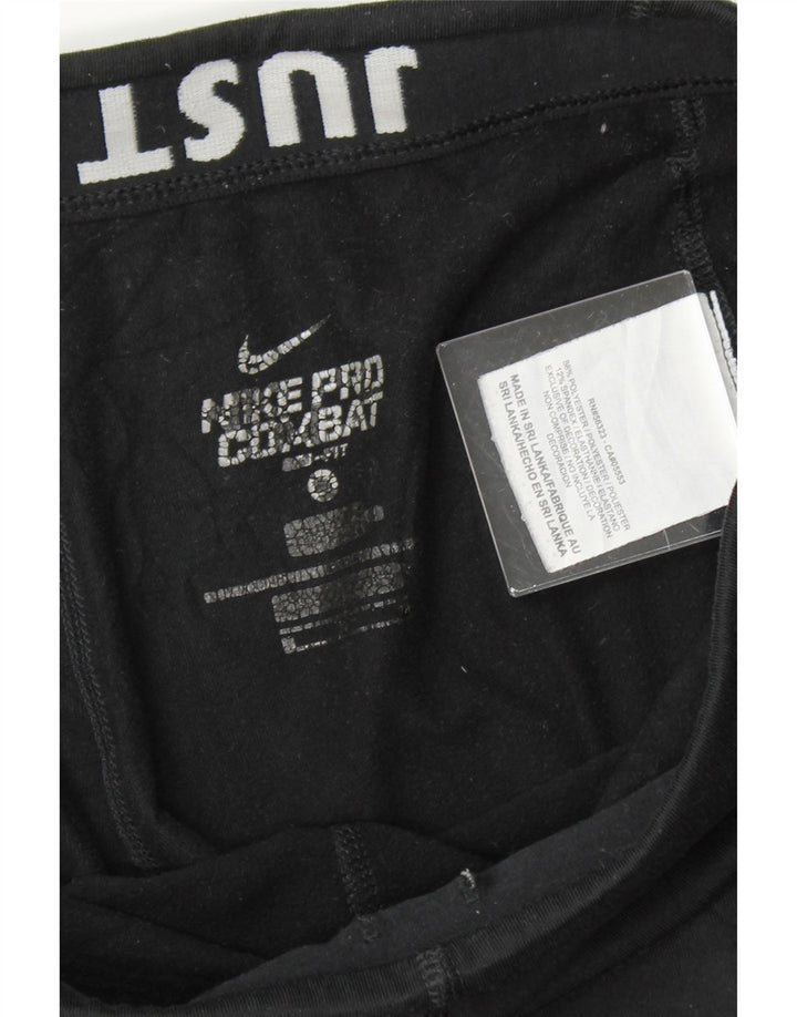 NIKE Womens Dri Fit Leggings UK 12 Medium  Black Polyester Vintage Nike and Second-Hand Nike from Messina Hembry 