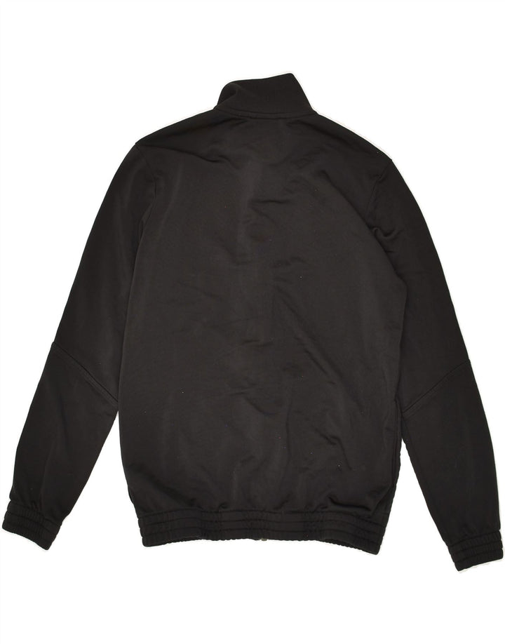 ADIDAS Boys Tracksuit Top Jacket 11-12 Years Black Polyester Vintage Adidas and Second-Hand Adidas from Messina Hembry 