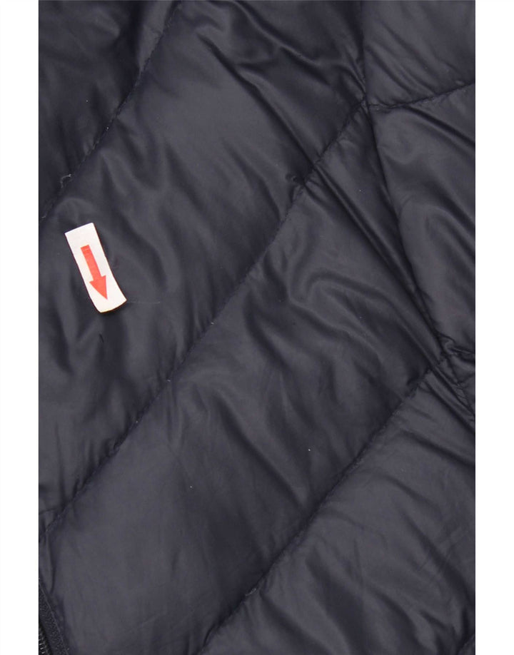 Calvin Klein Dame Polstret Frakke UK 16 Large Navy Blue Nylon