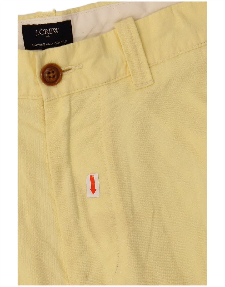 J. CREW Chino Shorts til mænd W30 Medium Gul Bomuld