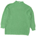 Zara Dame Turtle Neck Jumper Sweater UK 10 Small Green Polyester