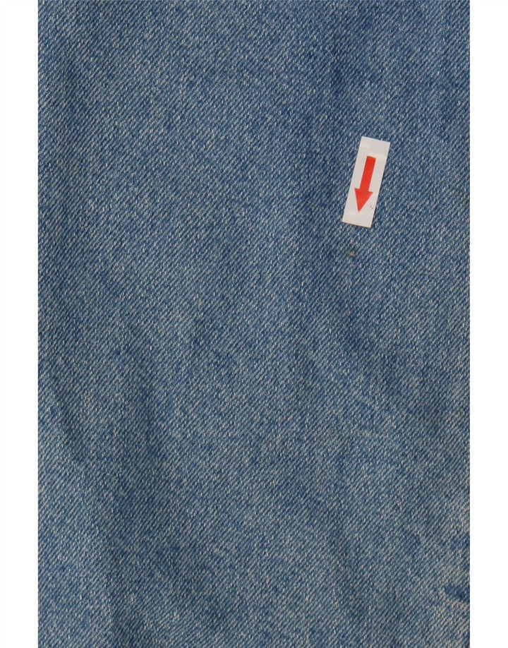 Zara Dame Højhøjde Løse Jeans EU 40 Medium W30 L33 Blå Bomuld