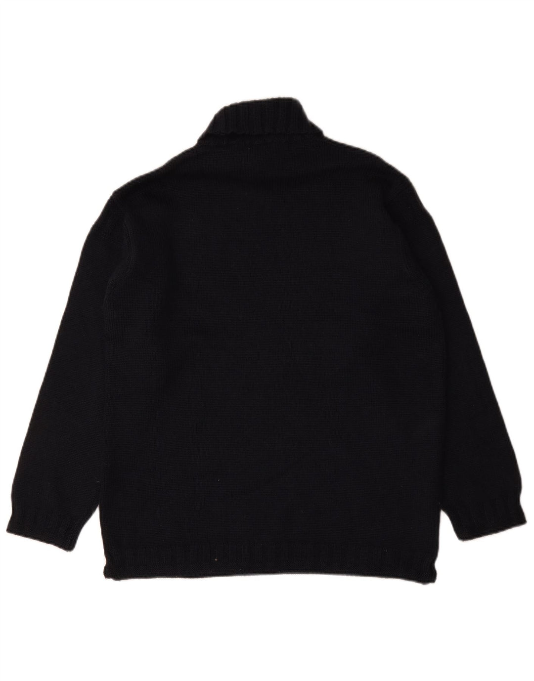 Marks & Spencer Herre rullehals sweater Medium marineblå uld