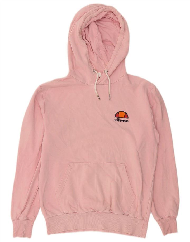 Ellesse Dame Hættetrøje UK 14 Medium Pink Bomuld
