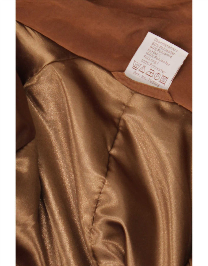 Paco Calvari Dame Oversized Overfrakke IT 44/46 Stor brun polyester