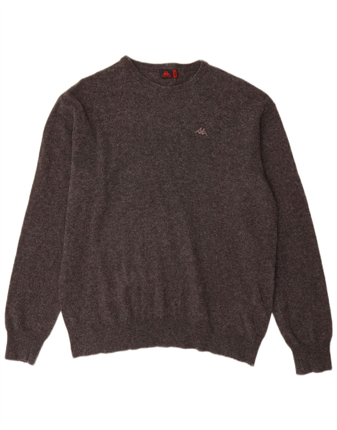 Kappa herre rund hals sweater stor grå uld