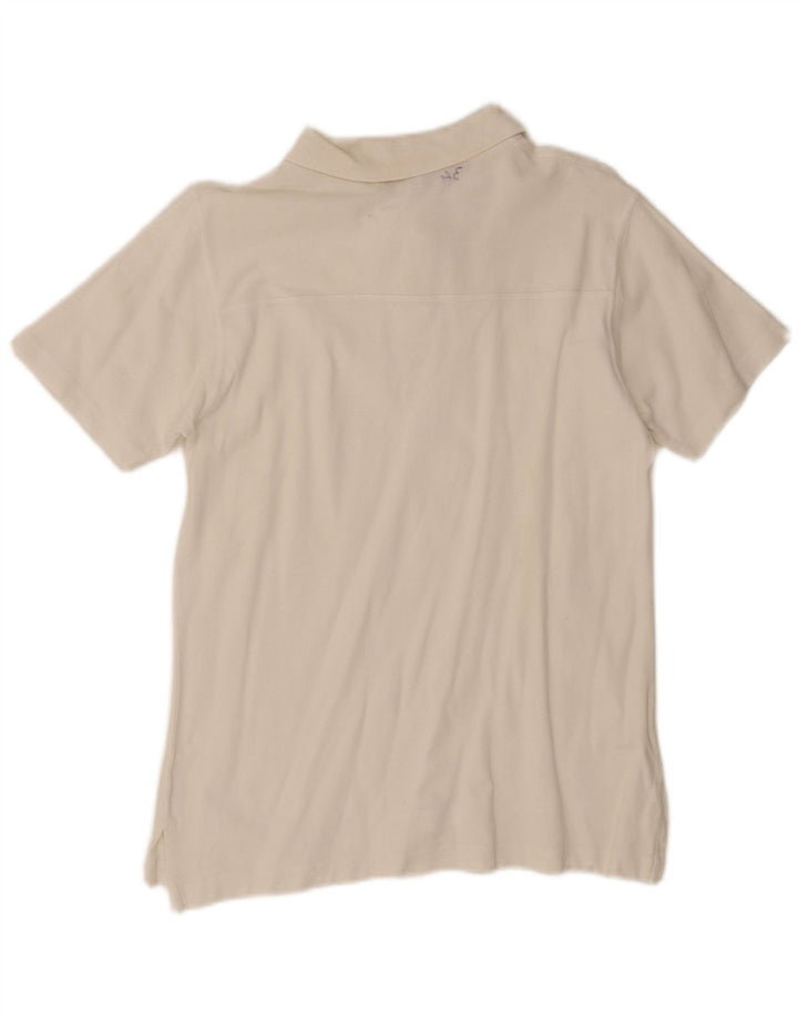 Moschino herre poloshirt Medium hvid bomuld