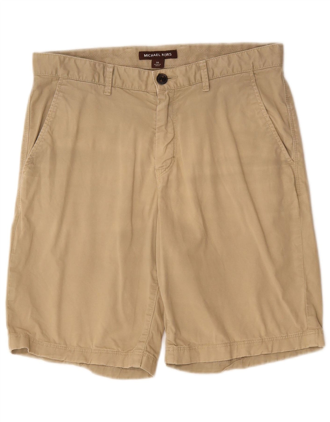 MICHAEL KORS Chino Shorts til mænd W30 Medium Beige Bomuld