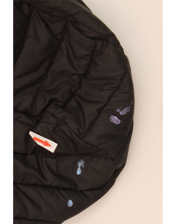 Columbia Polstret frakke med hætte til kvinder UK 14 Medium Sort Polyester