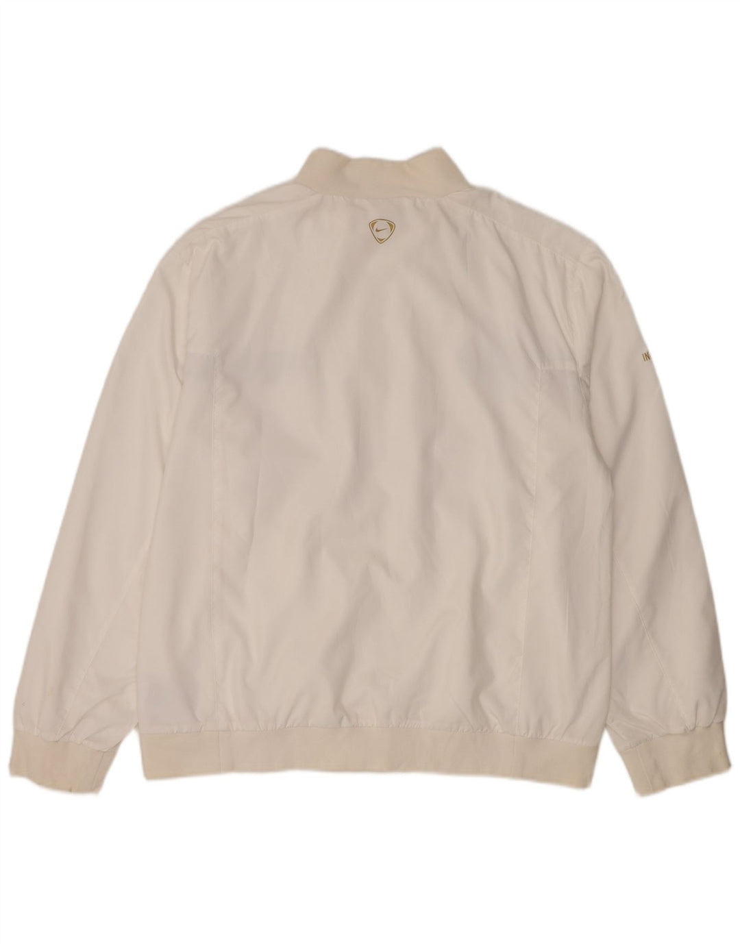 Nike Herre Inter Milan træningsdragt Topjakke UK 45/47 XL Off White Polyester