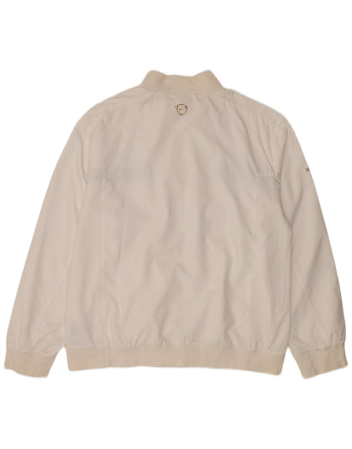 Nike Herre Inter Milan træningsdragt Topjakke UK 45/47 XL Off White Polyester