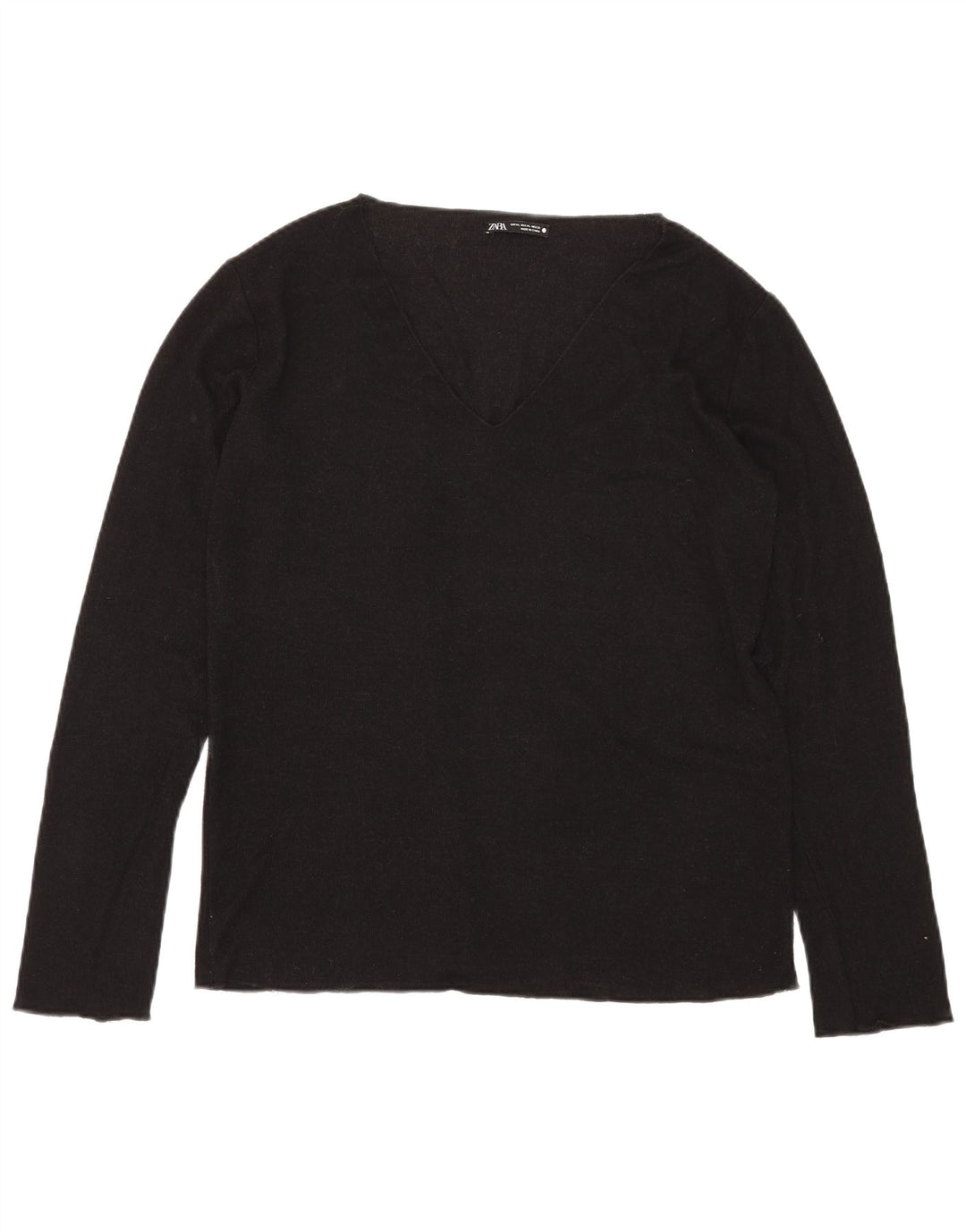 Zara Dametop Langærmet UK 18 XL Sort