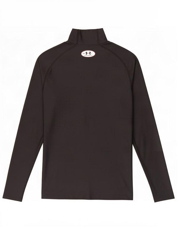 Under Armour Womens Cold Gear Top Langærmet UK 8 Small Black Polyester