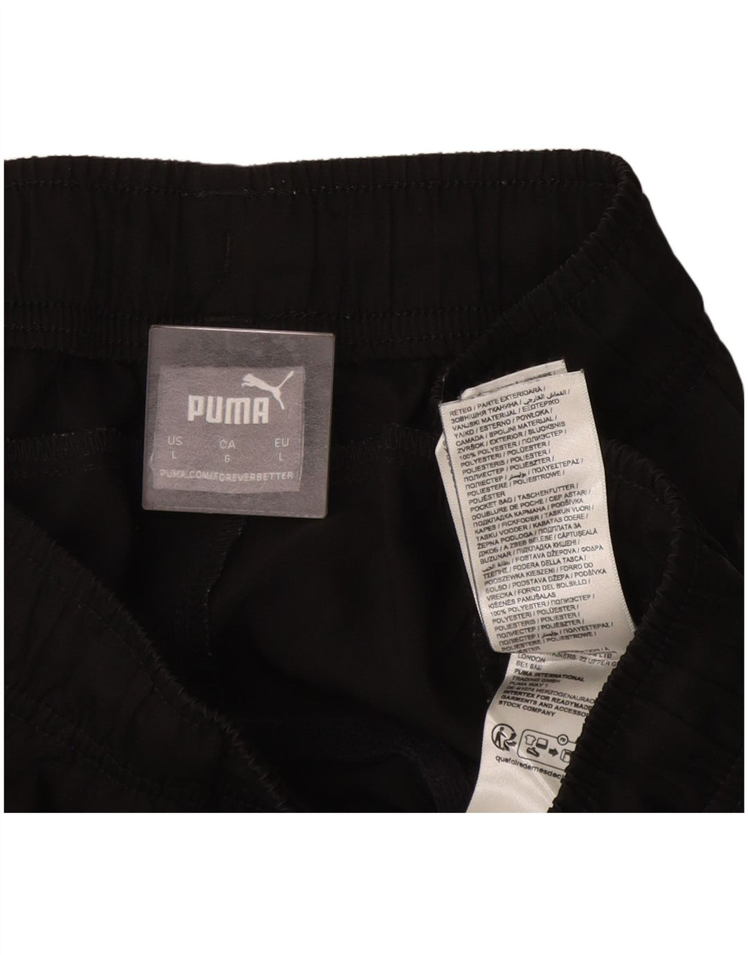 Puma Herre Sportshorts Large Sort Polyester