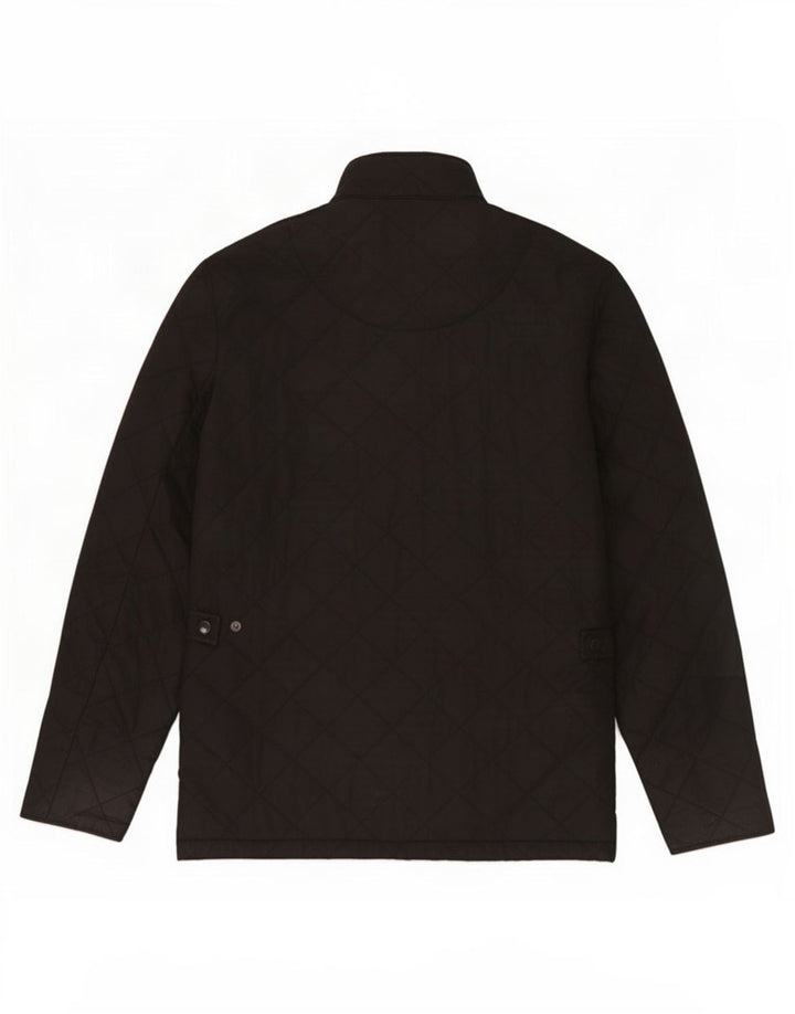 Barbour Herre quiltet jakke UK 38 Medium Sort Polyester