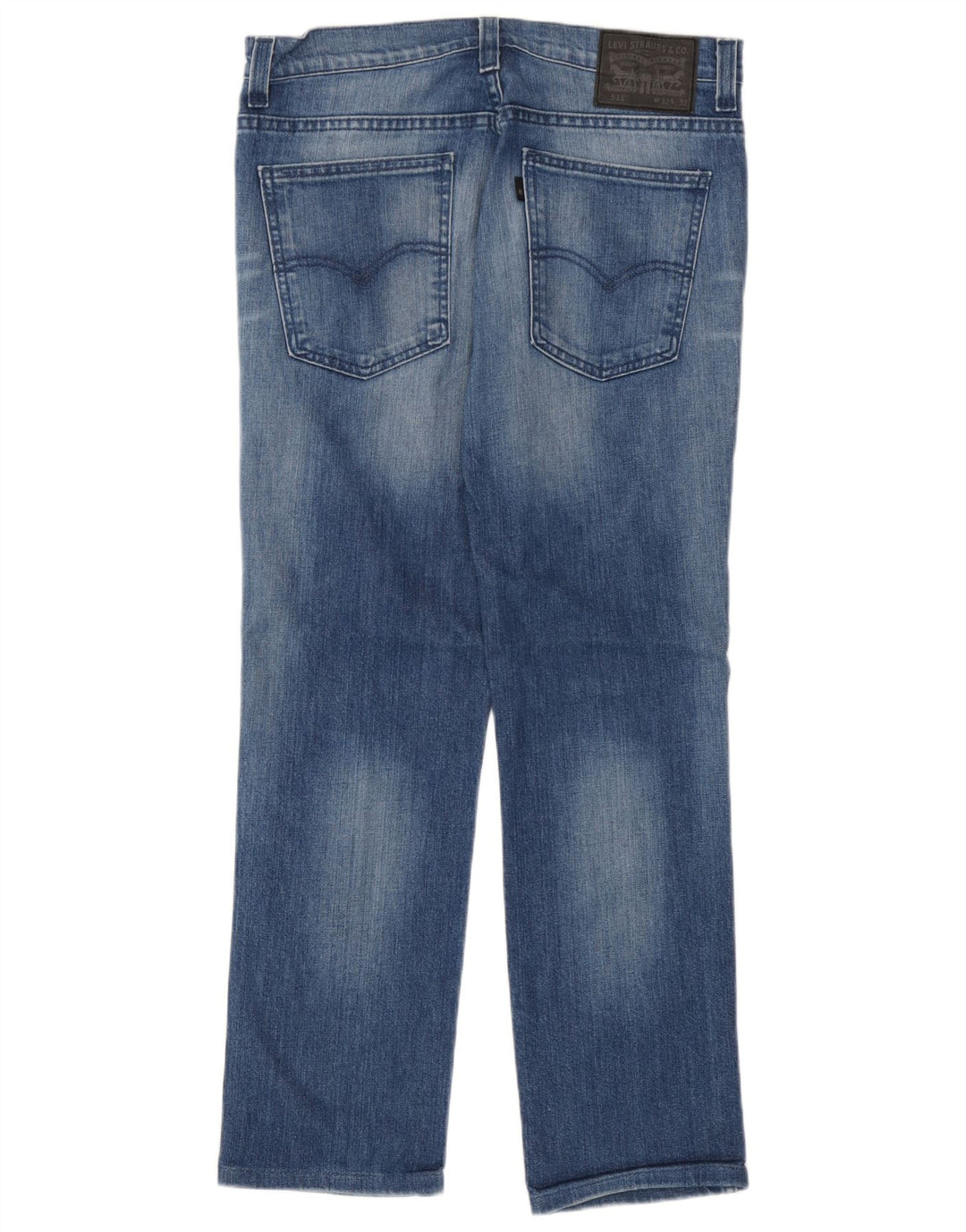 Levi's Slim Jeans til mænd W32 L28 blå bomuld