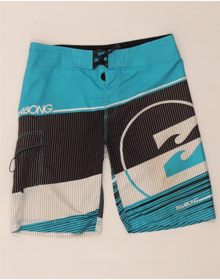 Billabong Herre grafiske svømmeshorts Medium Blue Colourblock Polyester