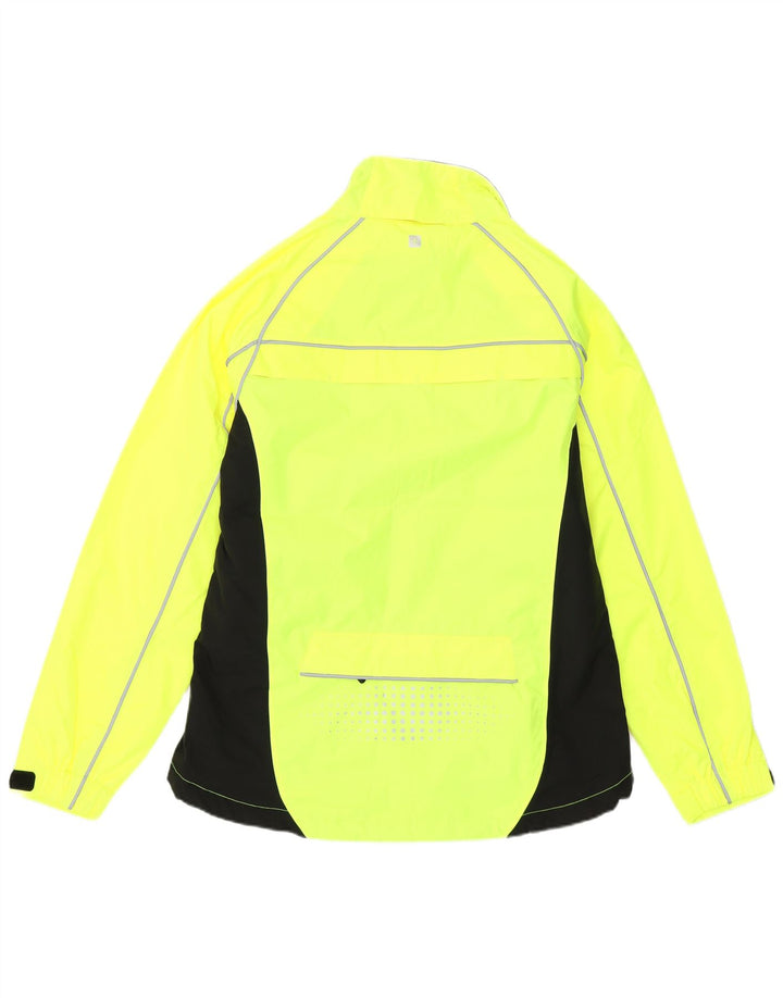Mountain Warehouse Dame Regnjakke UK 12 Medium Gul Colourblock