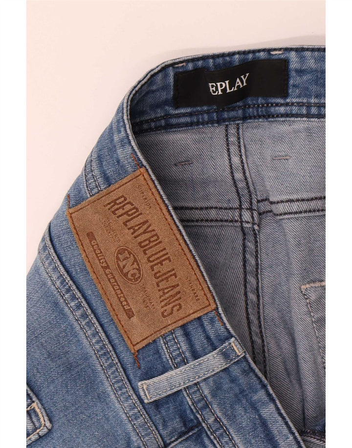 Replay Herre Grover Slim Jeans W33 L29 Blå Bomuld