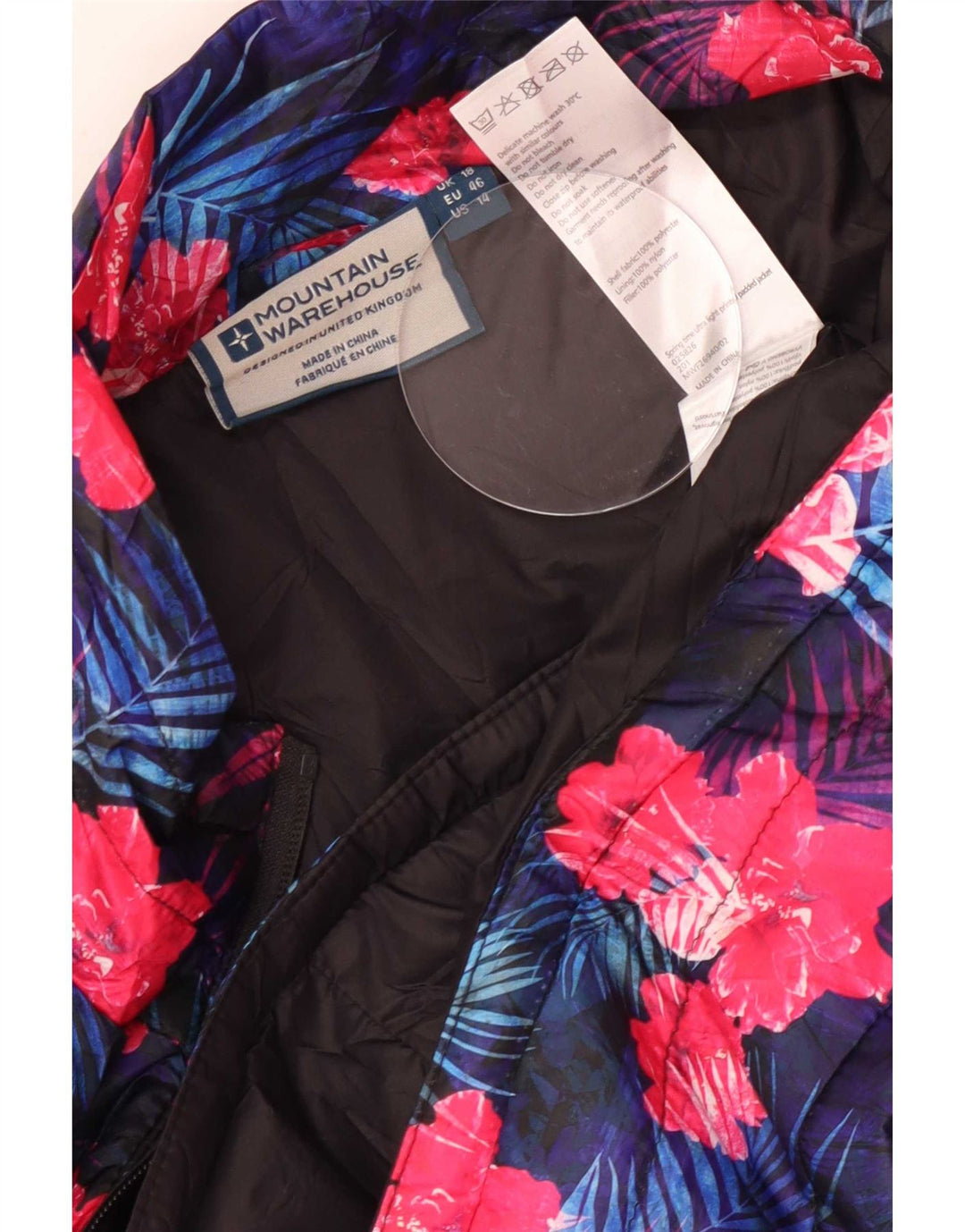 Mountain Warehouse Dame polstret jakke UK 18 XL Flerfarvet blomster
