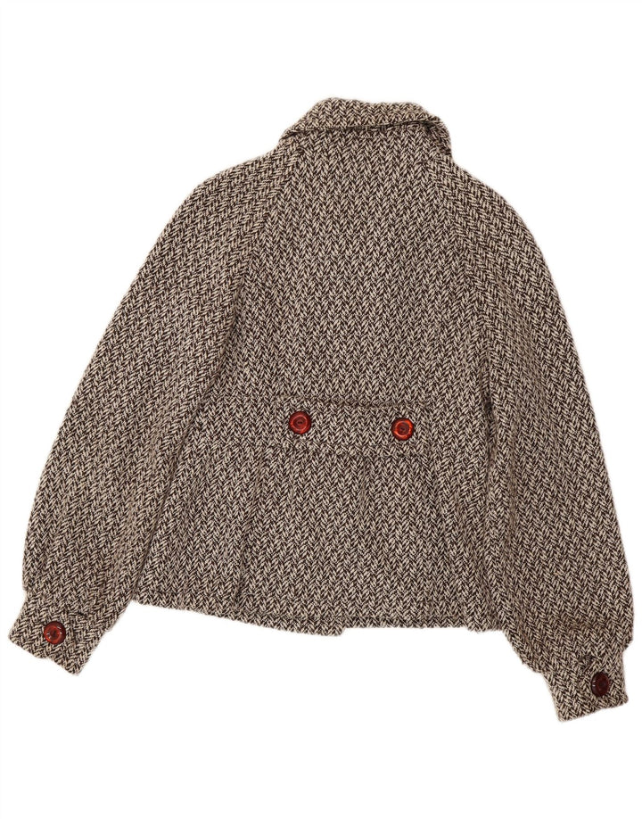 Kor@Kor Womens Pea Coat IT 44 Mellembrun sildebenspolyester