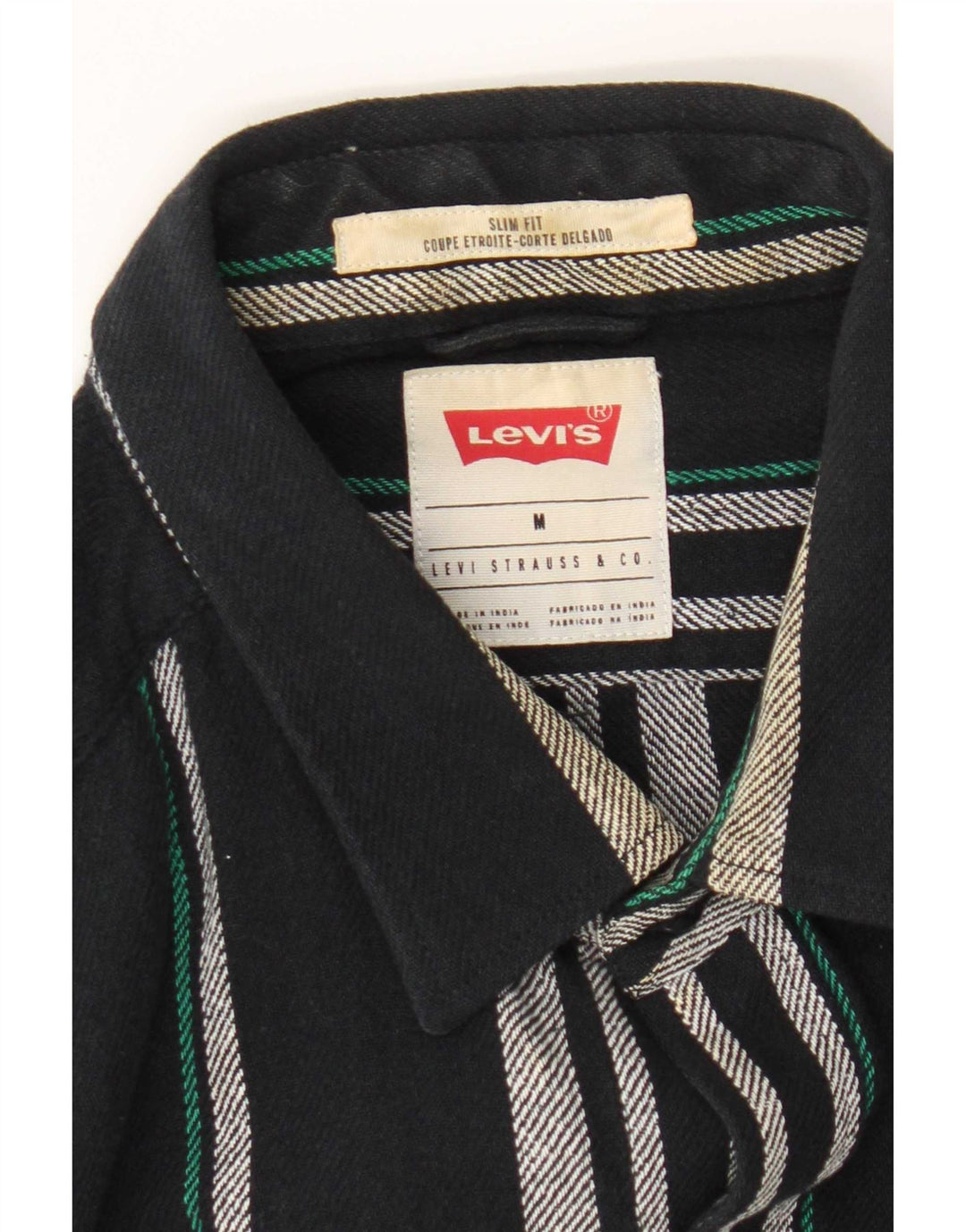 Levi's Herre Slim Fit Flanelskjorte Medium Navyblå Ternet
