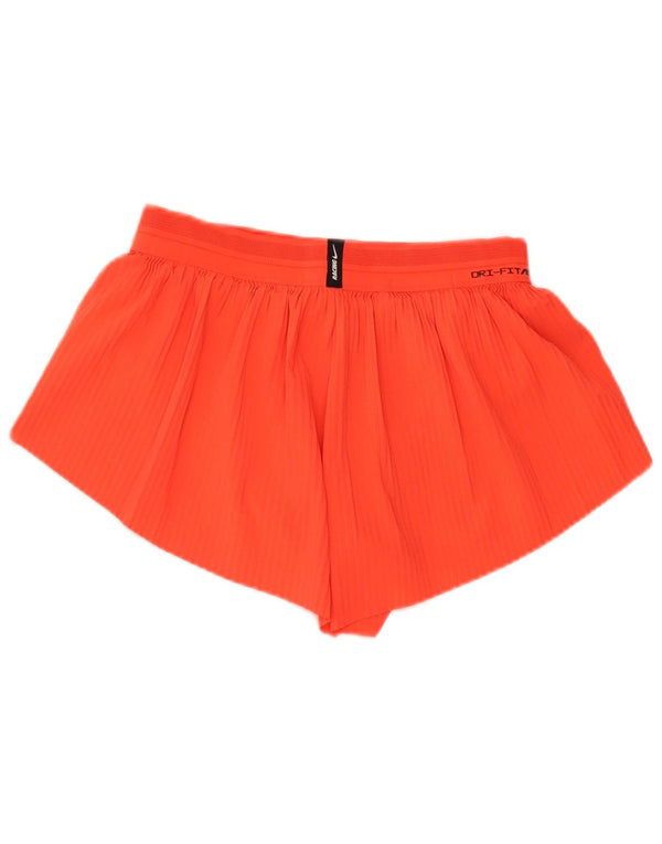 Nike Dame Dri Fit Sport Shorts UK 10 Small Orange