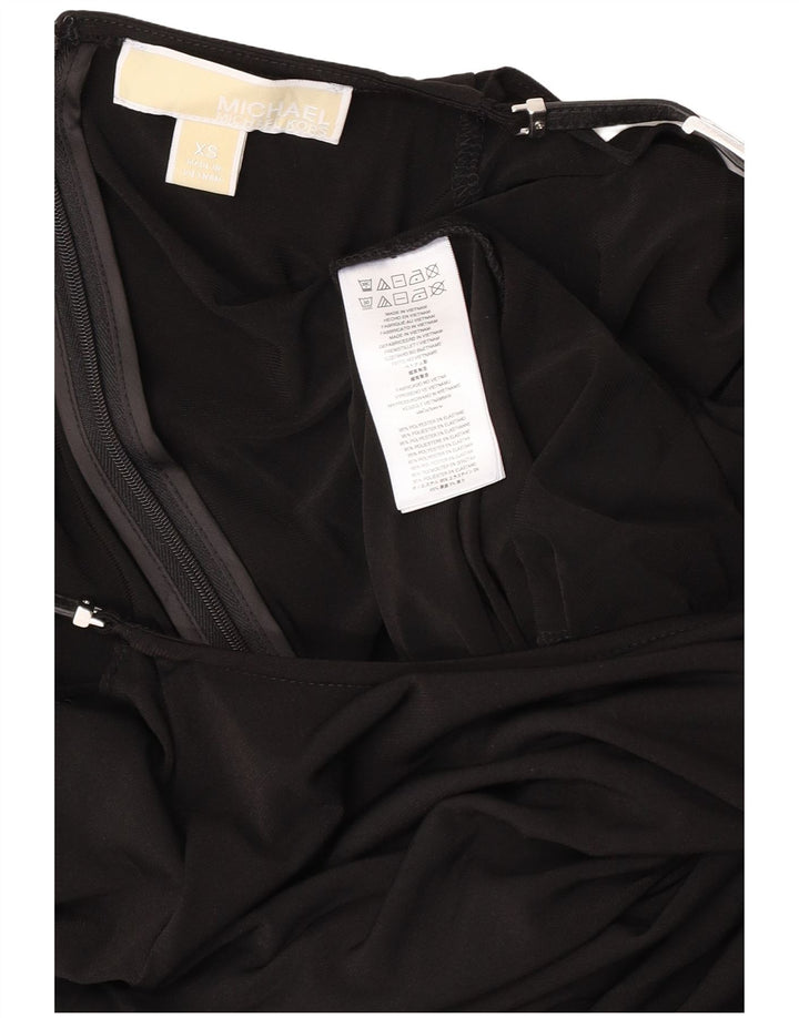 Michael Kors Dame Langærmet Jumpsuit UK 6 XS Sort Polyester