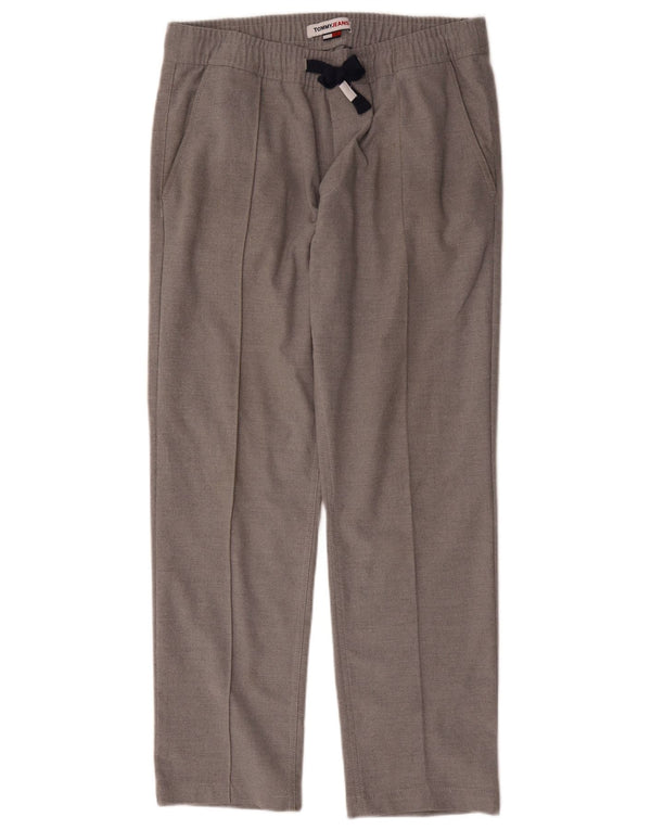 Tommy Hilfiger Herre Lige Chino Bukser Medium W30 L28 Grå Bomuld