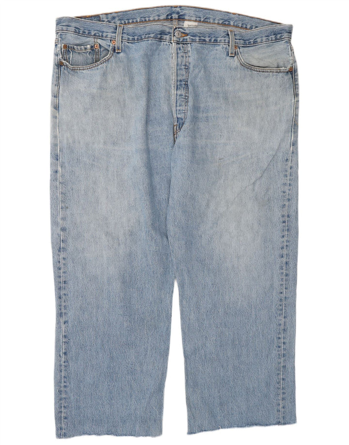 Levi's Herre 501 lige jeans W46 L27 blå bomuld