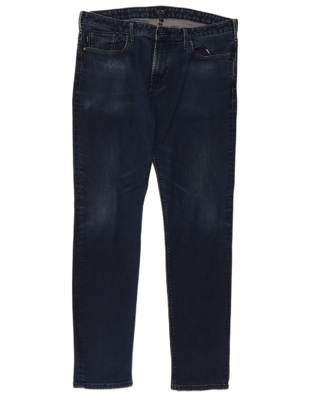 Armani Herre Slim Jeans W34 L31 Marineblå Bomuld