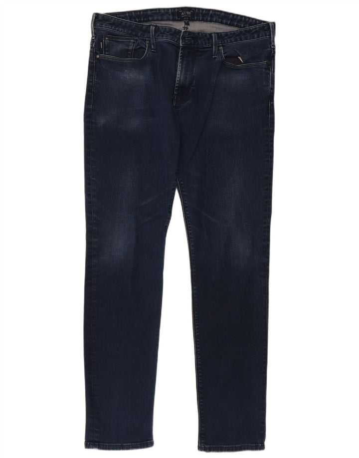Armani Herre Slim Jeans W34 L31 Marineblå Bomuld