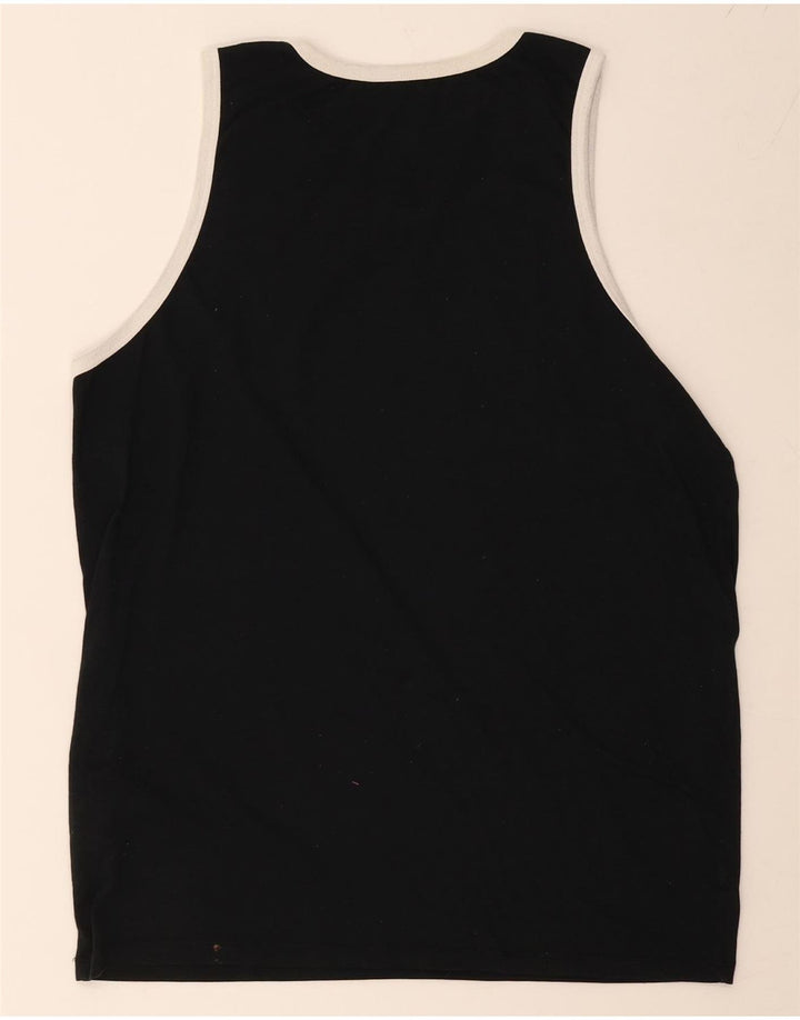 Nike Herre Athletic Cut Grafisk Vest Top Medium Sort Polyester
