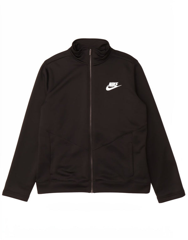 Nike Boys træningsdragt topjakke 13-14 år XL Sort polyester