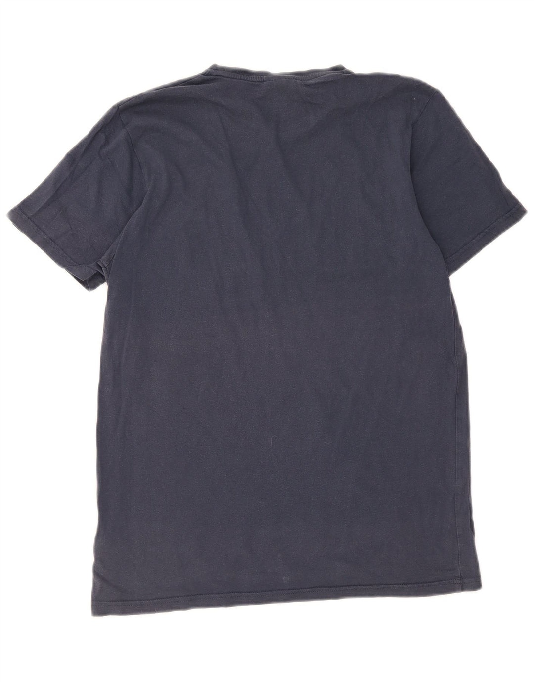 Ellesse Herre Grafisk T-Shirt Top Medium Marineblå Bomuld
