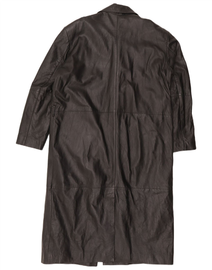 Herre læderfrakke EU 50 Large Black Læder