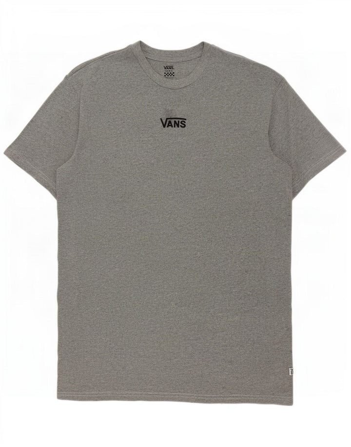 Vans Herre T-Shirt Top Lille grå Flecked Bomuld