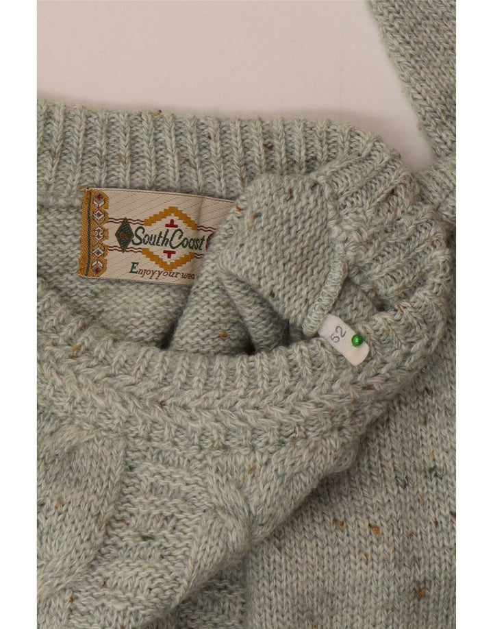 South Coast Herre Crew Neck Jumper Sweater IT 52 Stor Grå Flecked