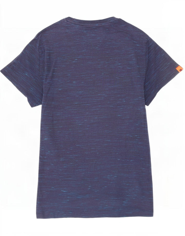 Superdry T-shirt top til mænd, lille marineblå flækket