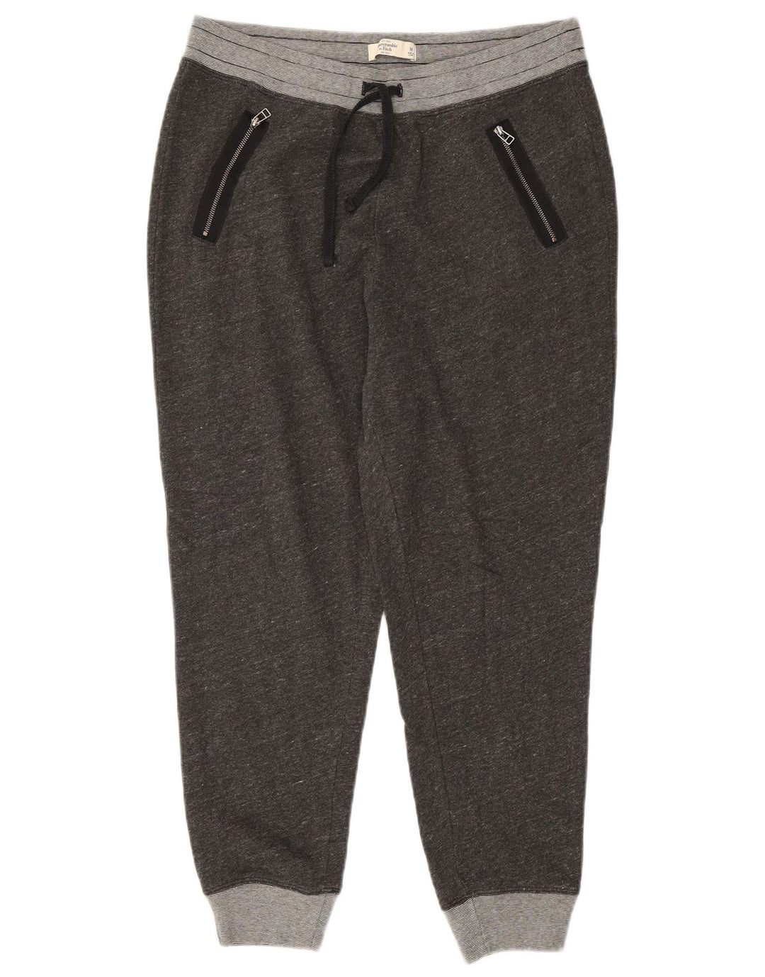 Abercrombie & Fitch Træningsdragt til mænd Joggers Medium Grå Flecked