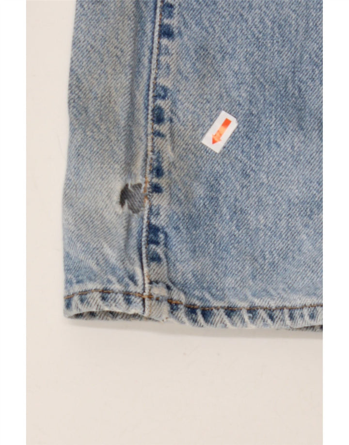 WRANGLER Dame Bootcut Jeans W28 L32 Blå Bomuld